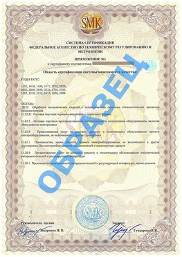 Приложение 1 Татищево Сертификат ГОСТ РВ 0015-002